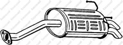 163-401 BOSAL Глушитель выхлопных газов конечный 163-401 BOSAL Глушитель выхлопных газов конечный