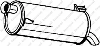 165-055 BOSAL Глушитель выхлопных газов конечный 165-055 BOSAL Глушитель выхлопных газов конечный