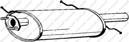 171-259 BOSAL Глушитель выхлопных газов конечный 171-259 BOSAL Глушитель выхлопных газов конечный