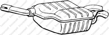 175-439 BOSAL Средний глушитель выхлопных газов 175-439 BOSAL Средний глушитель выхлопных газов