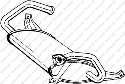 177-275 BOSAL Глушитель выхлопных газов конечный 177-275 BOSAL Глушитель выхлопных газов конечный