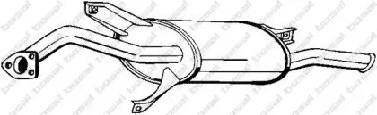 177-685 BOSAL Глушитель выхлопных газов конечный 177-685 BOSAL Глушитель выхлопных газов конечный