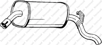 185-045 BOSAL Глушитель выхлопных газов конечный 185-045 BOSAL Глушитель выхлопных газов конечный