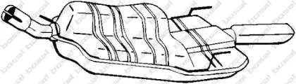 185-271 BOSAL Глушитель выхлопных газов конечный 185-271 BOSAL Глушитель выхлопных газов конечный