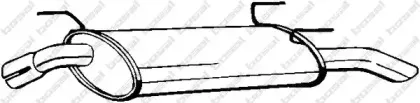 185-415 BOSAL Глушитель выхлопных газов конечный 185-415 BOSAL Глушитель выхлопных газов конечный