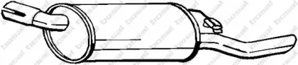 185-327 BOSAL Глушитель выхлопных газов конечный 185-327 BOSAL Глушитель выхлопных газов конечный