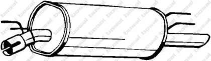 185-351 BOSAL Глушитель выхлопных газов конечный 185-351 BOSAL Глушитель выхлопных газов конечный