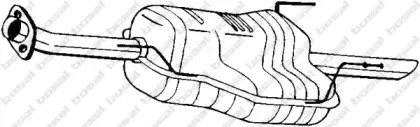 185-455 BOSAL Глушитель выхлопных газов конечный 185-455 BOSAL Глушитель выхлопных газов конечный
