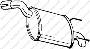 185-675 BOSAL Глушитель выхлопных газов конечный 185-675 BOSAL Глушитель выхлопных газов конечный