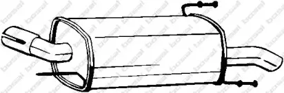 185-701 BOSAL Глушитель выхлопных газов конечный 185-701 BOSAL Глушитель выхлопных газов конечный