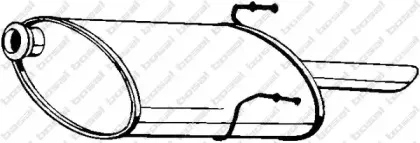 190-861 BOSAL Глушитель выхлопных газов конечный 190-861 BOSAL Глушитель выхлопных газов конечный