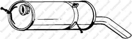 190-511 BOSAL Глушитель выхлопных газов конечный 190-511 BOSAL Глушитель выхлопных газов конечный