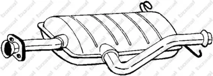 200-255 BOSAL Средний глушитель выхлопных газов 200-255 BOSAL Средний глушитель выхлопных газов