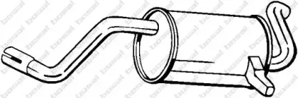 200-053 BOSAL Глушитель выхлопных газов конечный 200-053 BOSAL Глушитель выхлопных газов конечный