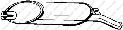 200-925 BOSAL Глушитель выхлопных газов конечный 200-925 BOSAL Глушитель выхлопных газов конечный