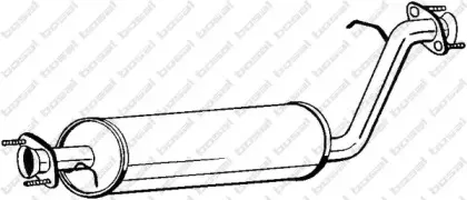 211-383 BOSAL Средний глушитель выхлопных газов 211-383 BOSAL Средний глушитель выхлопных газов