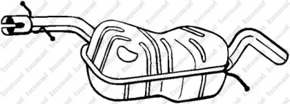 220-013 BOSAL Средний глушитель выхлопных газов 220-013 BOSAL Средний глушитель выхлопных газов