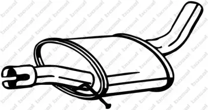 220-037 BOSAL Средний глушитель выхлопных газов 220-037 BOSAL Средний глушитель выхлопных газов