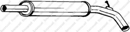 233-539 BOSAL Средний глушитель выхлопных газов 233-539 BOSAL Средний глушитель выхлопных газов