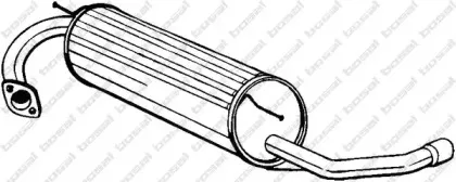 228-003 BOSAL Глушитель выхлопных газов конечный 228-003 BOSAL Глушитель выхлопных газов конечный