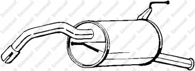 228-145 BOSAL Глушитель выхлопных газов конечный 228-145 BOSAL Глушитель выхлопных газов конечный