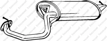 228-151 BOSAL Глушитель выхлопных газов конечный 228-151 BOSAL Глушитель выхлопных газов конечный