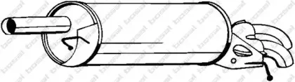 233-071 BOSAL Глушитель выхлопных газов конечный 233-071 BOSAL Глушитель выхлопных газов конечный