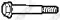 258-789 BOSAL Болт, система выпуска 258-789 BOSAL Болт, система выпуска