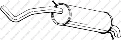 279-757 BOSAL Глушитель выхлопных газов конечный 279-757 BOSAL Глушитель выхлопных газов конечный