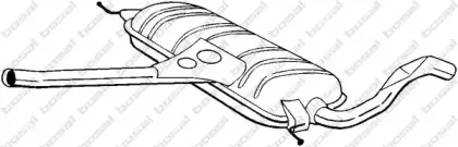 281-613 BOSAL Средний глушитель выхлопных газов 281-613 BOSAL Средний глушитель выхлопных газов