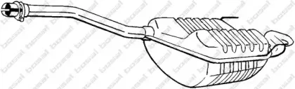 278-397 BOSAL Глушитель выхлопных газов конечный 278-397 BOSAL Глушитель выхлопных газов конечный