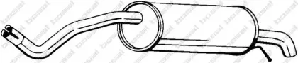 278-661 BOSAL Глушитель выхлопных газов конечный 278-661 BOSAL Глушитель выхлопных газов конечный