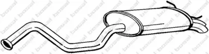 278-735 BOSAL Глушитель выхлопных газов конечный 278-735 BOSAL Глушитель выхлопных газов конечный