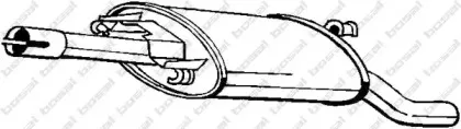 279-653 BOSAL Глушитель выхлопных газов конечный 279-653 BOSAL Глушитель выхлопных газов конечный