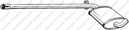 279-695 BOSAL Средний глушитель выхлопных газов 279-695 BOSAL Средний глушитель выхлопных газов