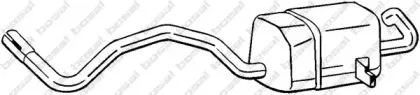 279-573 BOSAL Глушитель выхлопных газов конечный 279-573 BOSAL Глушитель выхлопных газов конечный