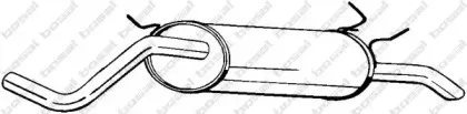 280-817 BOSAL Глушитель выхлопных газов конечный 280-817 BOSAL Глушитель выхлопных газов конечный