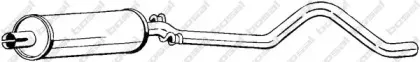 281-023 BOSAL Средний глушитель выхлопных газов 281-023 BOSAL Средний глушитель выхлопных газов