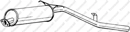 281-077 BOSAL Глушитель выхлопных газов конечный 281-077 BOSAL Глушитель выхлопных газов конечный