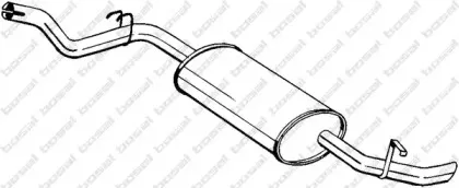 281-135 BOSAL Глушитель выхлопных газов конечный 281-135 BOSAL Глушитель выхлопных газов конечный