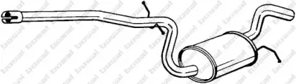 285-457 BOSAL Средний глушитель выхлопных газов 285-457 BOSAL Средний глушитель выхлопных газов