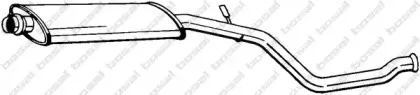 281-609 BOSAL Средний глушитель выхлопных газов 281-609 BOSAL Средний глушитель выхлопных газов