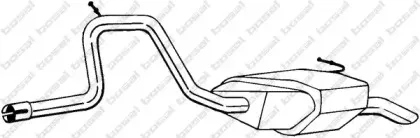 281-731 BOSAL Глушитель выхлопных газов конечный 281-731 BOSAL Глушитель выхлопных газов конечный