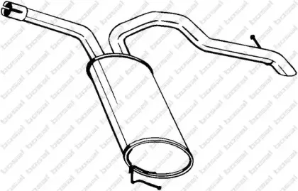 281-619 BOSAL Глушитель выхлопных газов конечный 281-619 BOSAL Глушитель выхлопных газов конечный