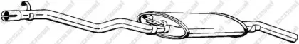 282-313 BOSAL Глушитель выхлопных газов конечный 282-313 BOSAL Глушитель выхлопных газов конечный