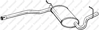 282-717 BOSAL Средний глушитель выхлопных газов 282-717 BOSAL Средний глушитель выхлопных газов