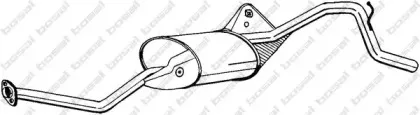283-001 BOSAL Глушитель выхлопных газов конечный 283-001 BOSAL Глушитель выхлопных газов конечный