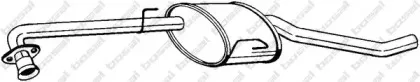 283-211 BOSAL Средний глушитель выхлопных газов 283-211 BOSAL Средний глушитель выхлопных газов