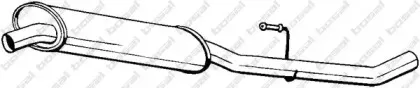 283-235 BOSAL Средний глушитель выхлопных газов 283-235 BOSAL Средний глушитель выхлопных газов