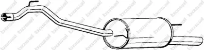 283-461 BOSAL Глушитель выхлопных газов конечный 283-461 BOSAL Глушитель выхлопных газов конечный